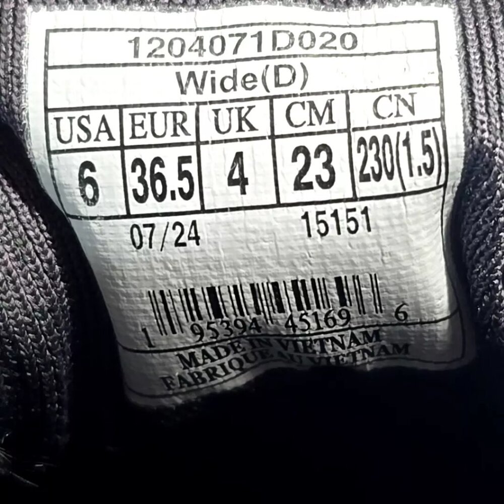 Brooks Ghost 16 Shoes Black Sneakers Running Casual Wide D Women's Size 6 - Picture 12 of 12